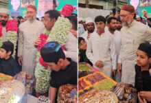 Asaduddin Owaisi Attends Aghapura Iftar Gathering Organised by AIMIM Leaders in Hyderabad