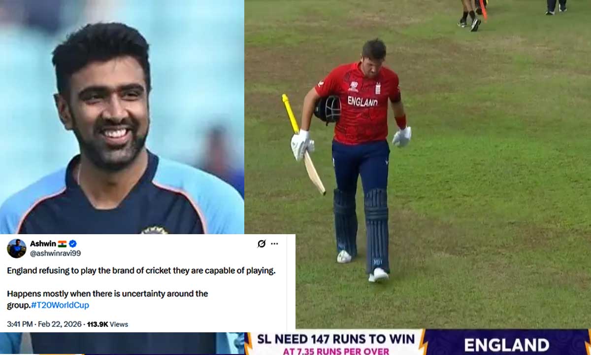 T20 WC: ‘England shockingly refusing to play the brand of cricket they are capable of playing,’ says Ashwin