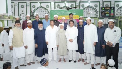 Minister Mohammed Azharuddin Calls for Focus on Education and Skill Development at Masjid-e-Take Bughdadi Annual Convention
