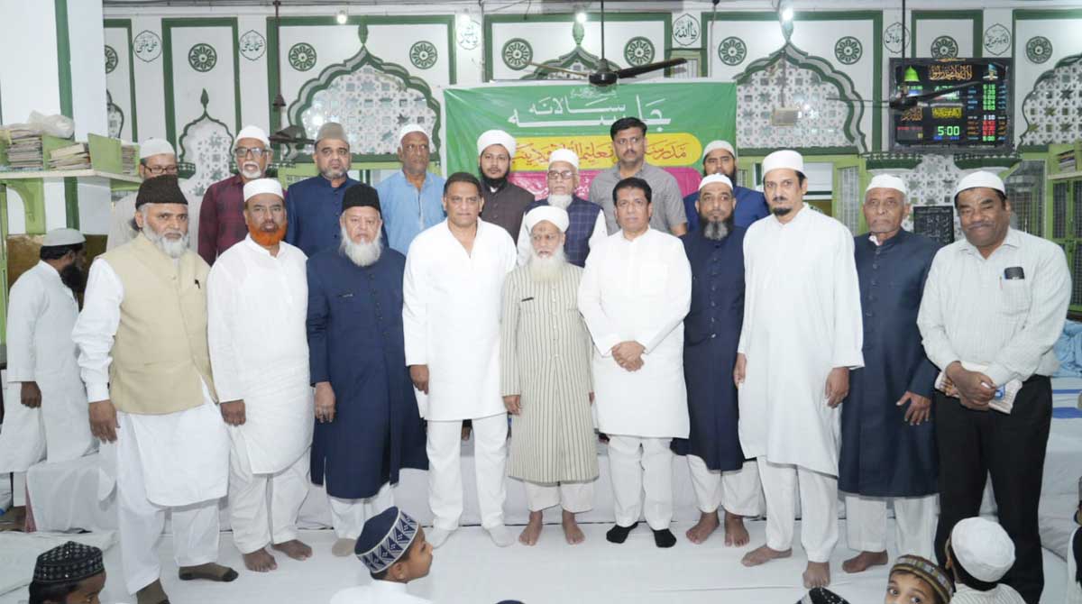 Minister Mohammed Azharuddin Calls for Focus on Education and Skill Development at Masjid-e-Take Bughdadi Annual Convention