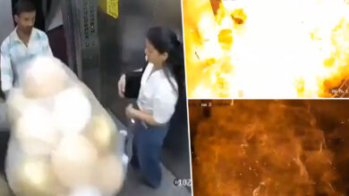 CCTV Captures Hydrogen Balloon Blast Inside Lift, Three Seriously Injured