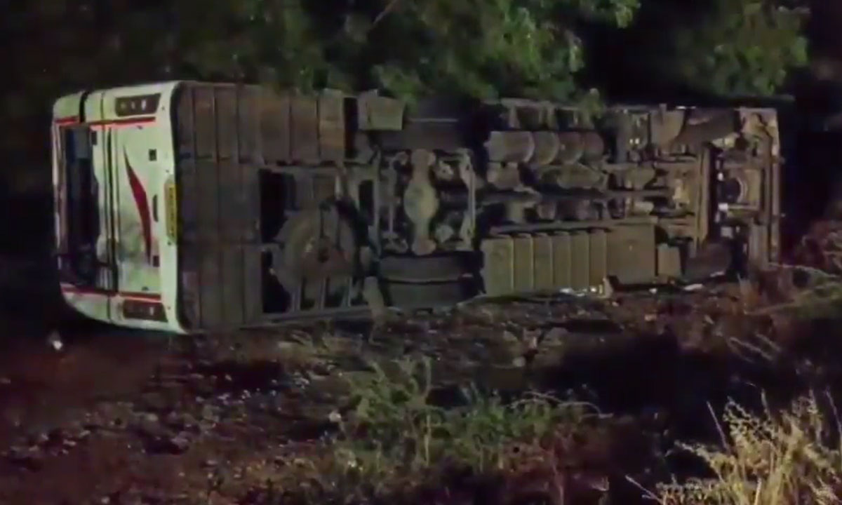 RTC Bus Accident in Gadwal Leaves 20 Injured, Four Critical