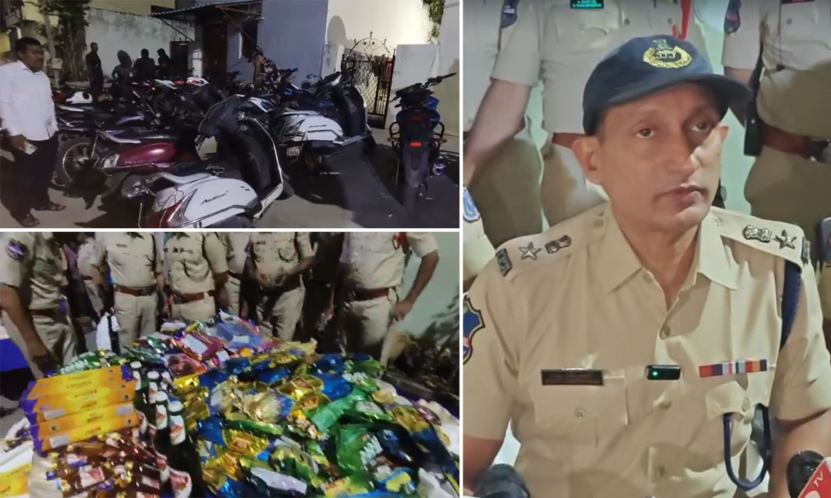 Medipalli Cordon and Search: Police Check 411 Houses in Boduppal Devender Nagar, Seize Vehicles and Gutka