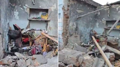 Kachiguda Cylinder Blast: House Roof Damaged in Krishna Nagar, Major Tragedy Averted