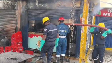 Food Court Fire in Rangareddy: Blaze Breaks Out at Lenin Nagar on Balapur–Badangpet Road