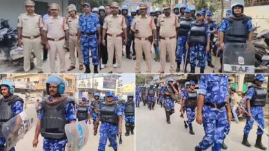 Hyderabad Police Conduct Flag March in Bahadurpura and Attapur to Maintain Law and Order