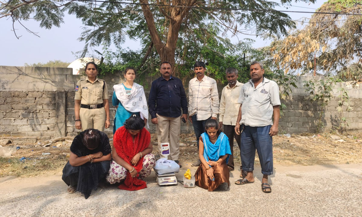 Kukatpally Ganja Case: Three Women Arrested in Hyderabad, over 1.18 Kg Seized