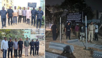 HYDRAA Saves ₹85 Crore Worth Park Land in Hyderabad, Fencing Done for 7,000 Sq Yards