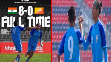 SAFF U-19 Women’s Championship: India beat Bhutan 8-0 to set up final clash with Bangladesh