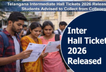 Telangana Intermediate Hall Tickets 2026 Released, Students Advised to Collect from Colleges