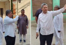 Karwan MLA Kausar Mohiuddin Inspects Box Drain Work at Govt School Hakeempet on Owaisi’s Instructions