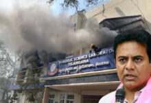 KTR Raises Doubts Over Nampally FSL Fire, Officials Suspect Short Circuit