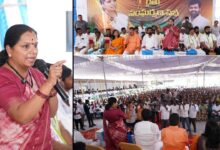 Kavitha at Rythu Sangharshana Sabha