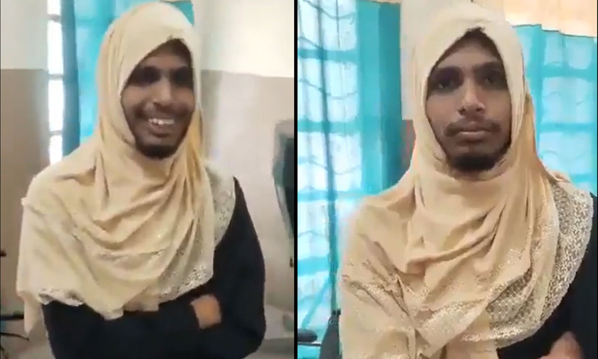 Man in Burqa Caught at Bus Stand Raises Security Concerns