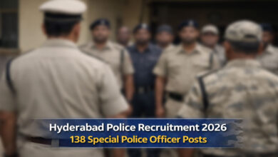Hyderabad Police Recruitment 2026: Applications Invited for 138 Special Police Officer Posts