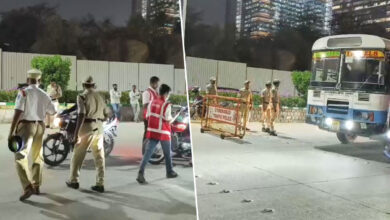 Rayedurgam Police Conduct Special Drive Against Bike and Car Racing Near T-Hub