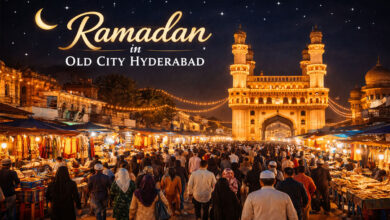 Ramadan in Old City Hyderabad: Charminar Area Glows with Lights as Shopping Crowds Surge