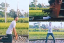 Viral Video Shock: Youth Lies on Railway Track for Reel, Sparks Serious Safety Concerns