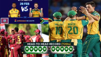T20 WC: SA vs WI head-to-head record and last five matches performance