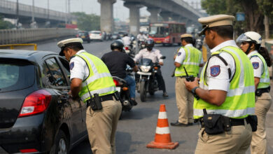 Hyderabad Traffic Police Launch Special Drive Against Wrong-Side Driving, over 21,700 Cases Booked