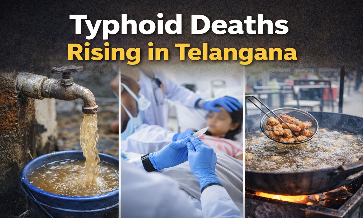Typhoid Deaths Rising in Telangana, Health Experts Sound Serious Warning