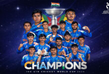 India U19 Crush England by 100 Runs to Lift U19 World Cup for the 6th Time