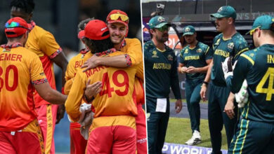 T20 World Cup Shock: Australia Eliminated, Zimbabwe Advance to Super 8s After Washed-Out Match