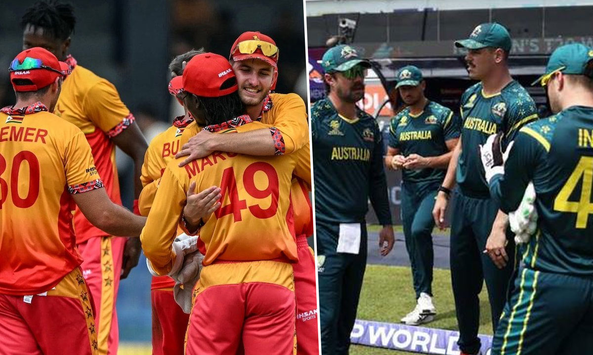 T20 World Cup Shock: Australia Eliminated, Zimbabwe Advance to Super 8s After Washed-Out Match