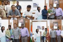 Hyderabad’s U-19 Star Aaron George Felicitated by Minister Md. Mohammed Azharuddin at Telangana Secretariat