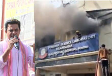 KTR demands judicial inquiry into Forensic Lab fire