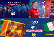 T20 WC: New Zealand vs Afghanistan, England vs Nepal, Sri Lanka vs Ireland