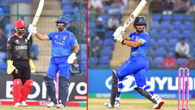 T20 WC: Fifties by Aryansh, Sohaib power UAE to thrilling five-wicket win over Canada
