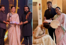 Rashmika Mandanna's mother-in-law proudly flaunts her Telangana Gaddar Film Award