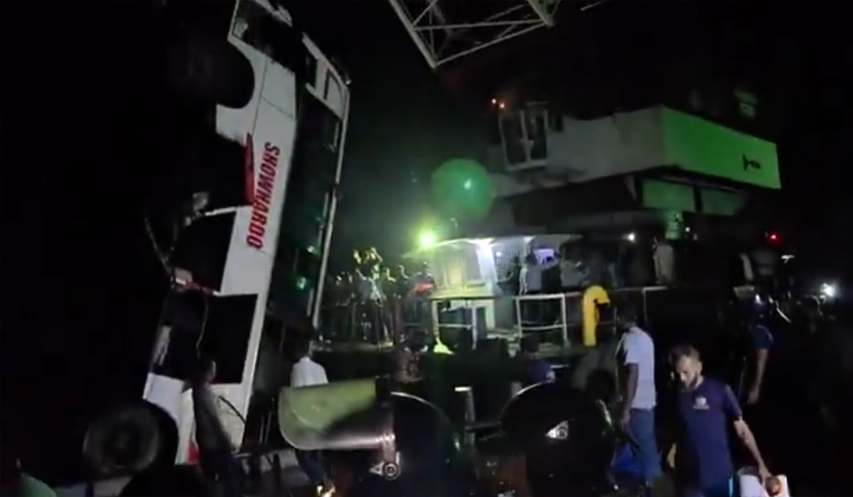 18 bodies retrieved after bus plunges into river in Bangladesh