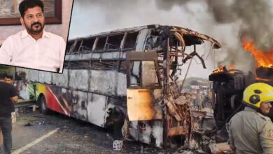 Telangana CM expresses shock over Andhra bus fire tragedy, assures help to victims' families