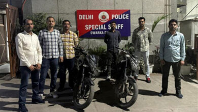 Seven juveniles held in Delhi for bike jacking; three stolen motorcycles recovered