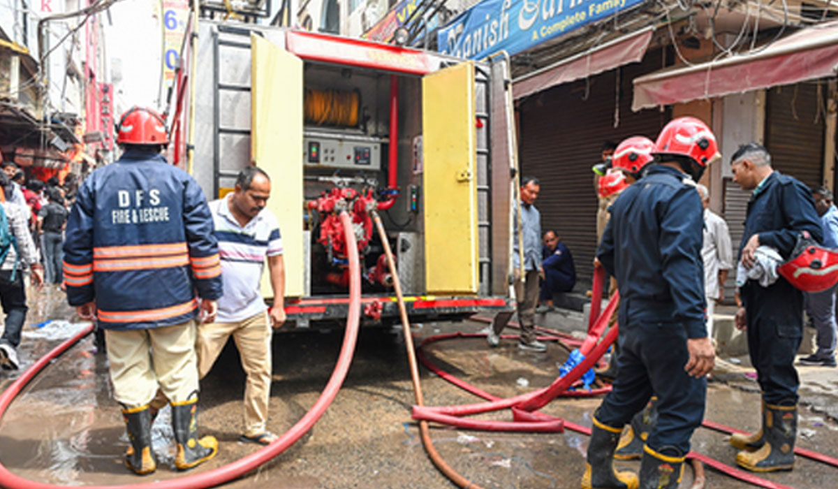 Fire breaks out in house in Delhi's Keshav Puram area; 5 injured