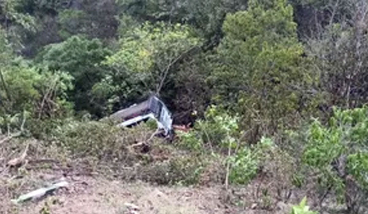 Pickup truck plunges into 15-ft gorge in Chhattisgarh, ten injured