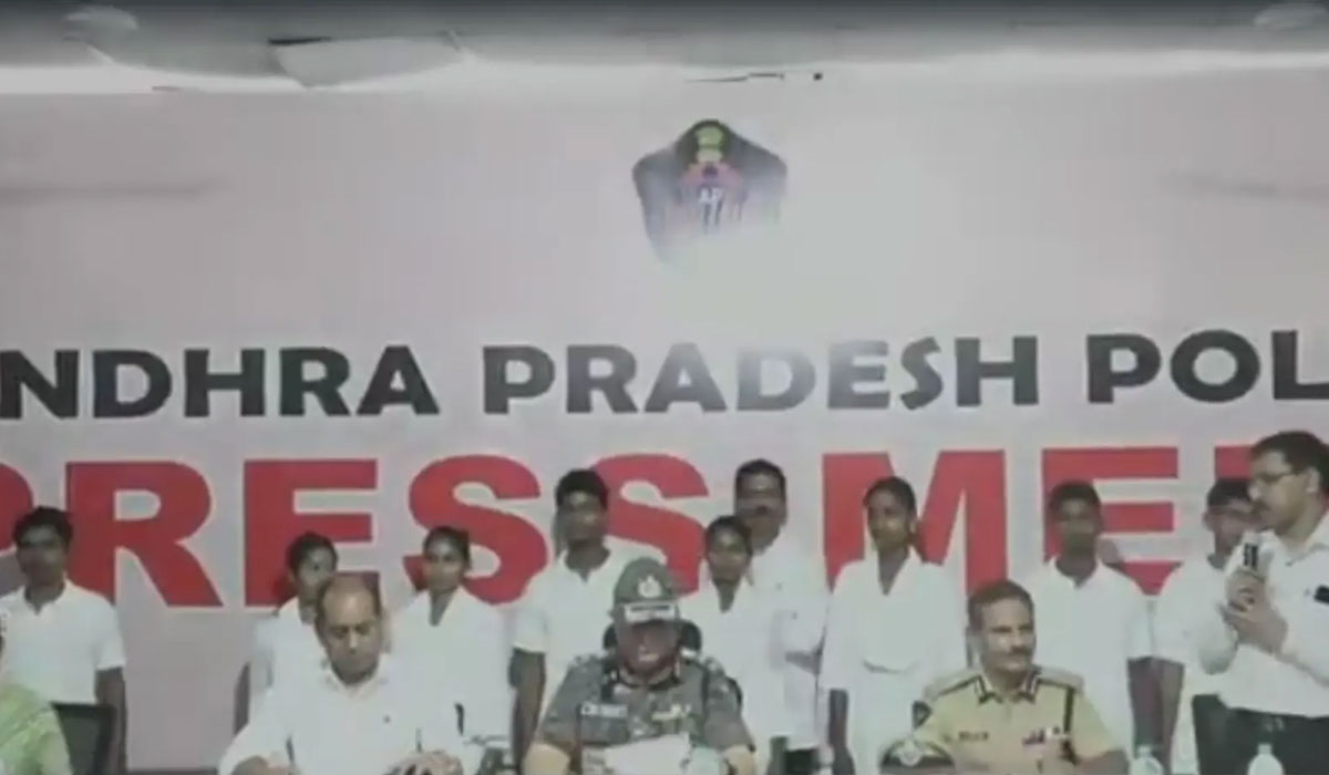 Nine Maoists including top leader surrender before Andhra Pradesh DGP