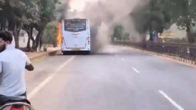 Private Travels Bus Was Suddenly Engulfed in Flames