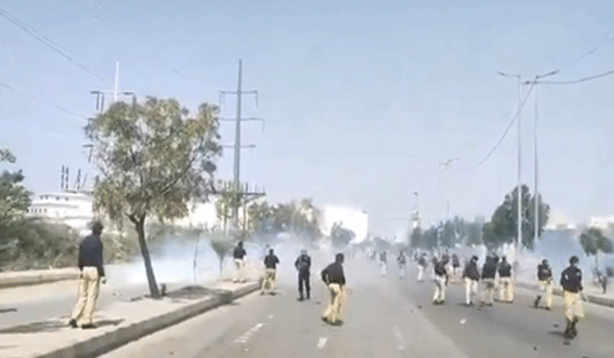 Six killed outside US Consulate in Karachi after violent protest over Khamenei's death