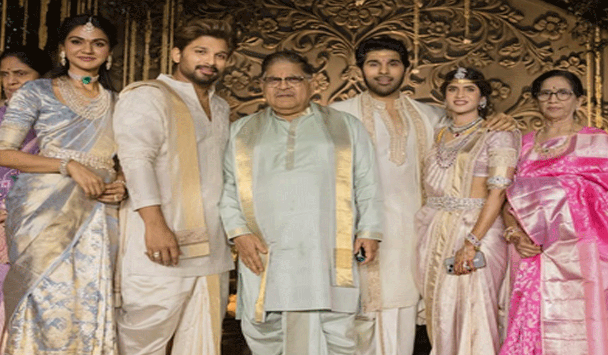 Allu Arjun says 'Welcome to the Allu family' to his new sister-in-law Nayanika Reddy