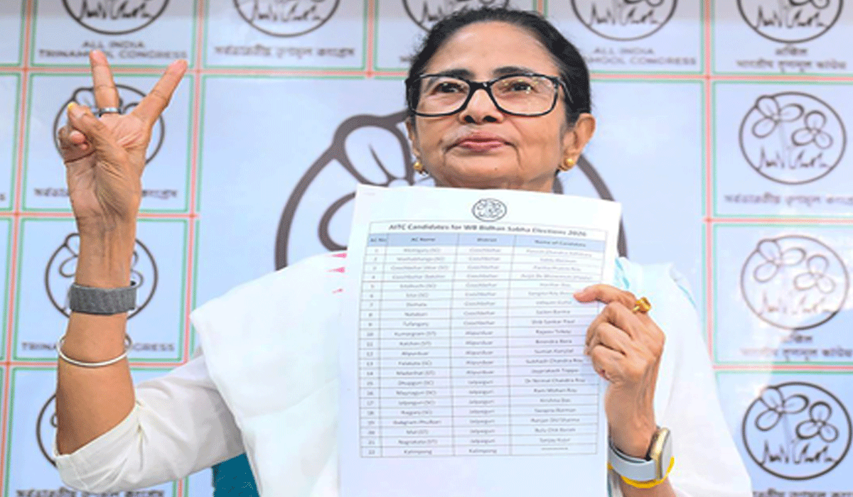 Bengal 2026 polls: Trinamool announces candidates list, Mamata to contest from Bhabanipur