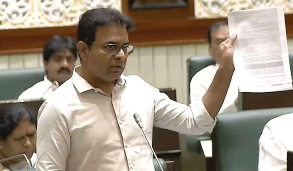 Rama Rao alleges ₹1.5 lakh crore scam in name of Musi project