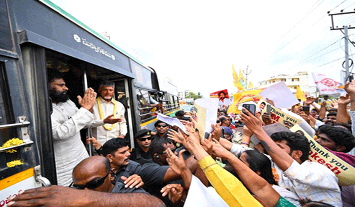 Andhra CM launches free bus travel scheme for differently abled