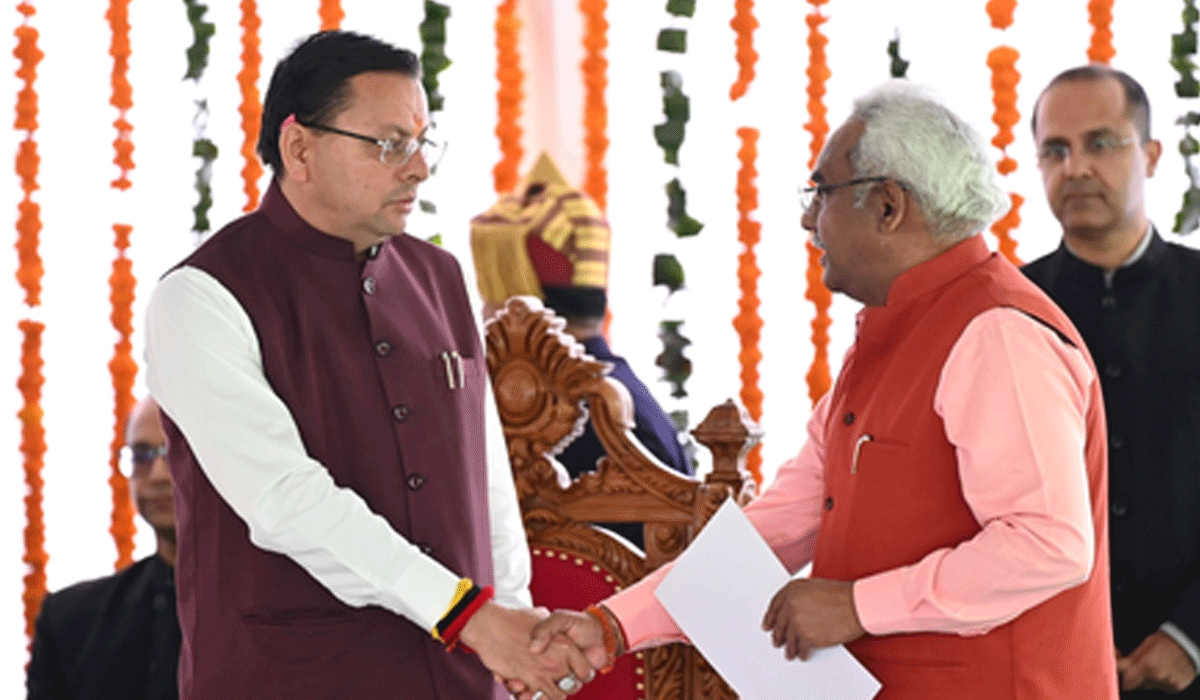 Uttarakhand cabinet expansion: Five MLAs take oath as ministers in Dhami govt