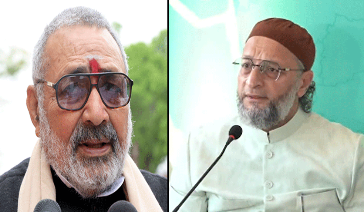 'Owaisi has two faces': Giriraj Singh attacks AIMIM chief