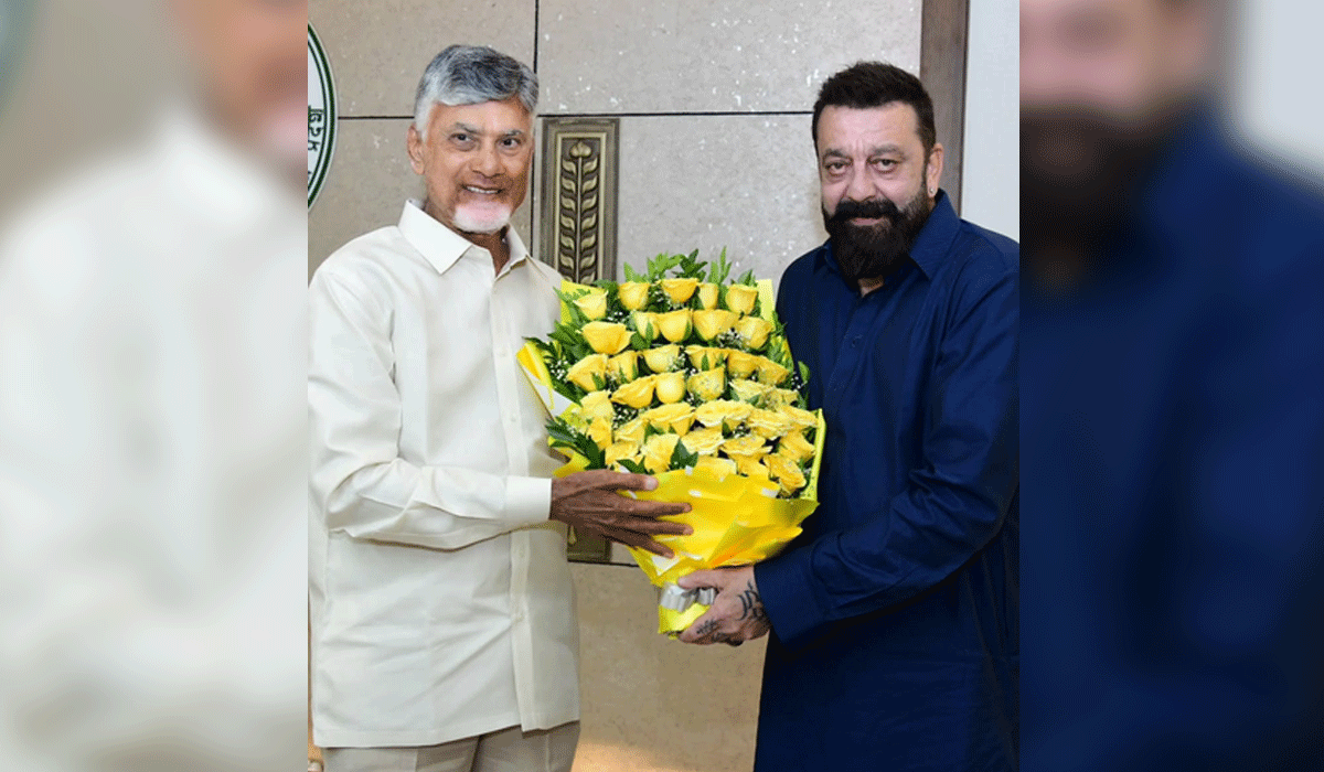 Sanjay Dutt says 'admire your vision' as he pays a visit to Andhra Chief Minister Chandrababu Naidu