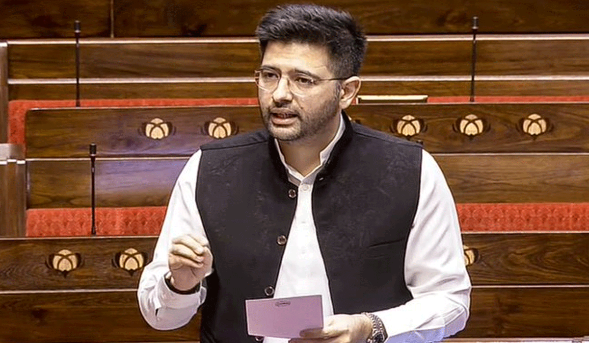 AAP MP Chadha pitches legal right to paternity leave in Rajya Sabha