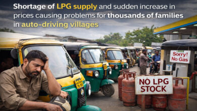 LPG Supply Shortage and Price Hike Push Thousands of Hyderabad Auto Drivers into Crisis